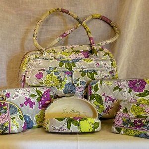 VERA BRADLEY Watercolor Purse Wallet Bundle EUC
